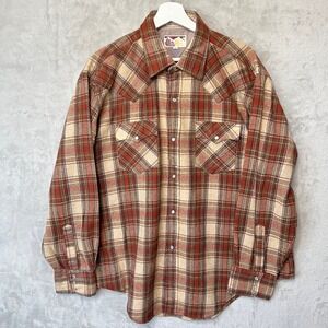 Vintage 80s 90s High Sierra Mervyns Mens Flannel Shirt Size XL Wool Nylon Plaid